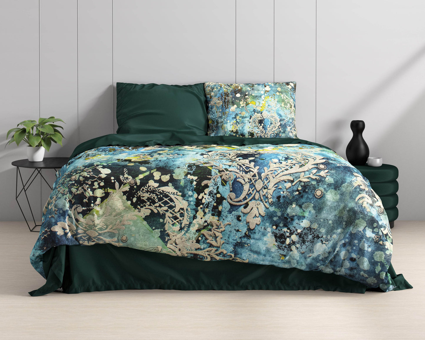 Bettbezug Ocean Drops Blue 140 x 220 cm - Palo24