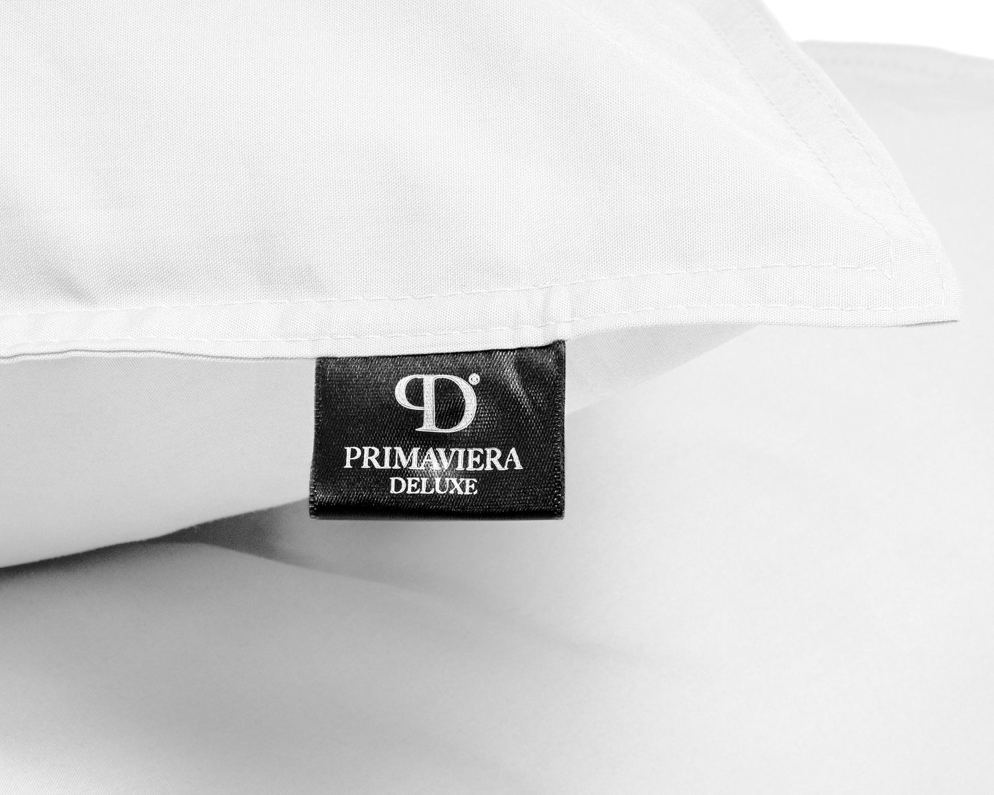 Bettbezug Egyptische Baumwolle Uni Weiss 135 x 200 cm - Palo24