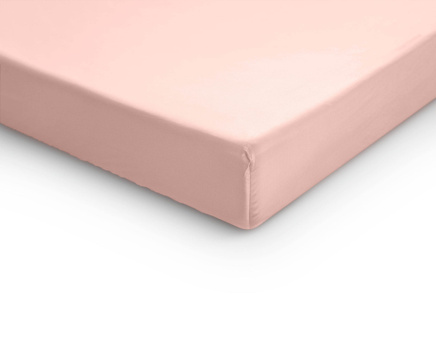 Topper Satin Spannbettlaken Rose 180 x 220 cm - Palo24