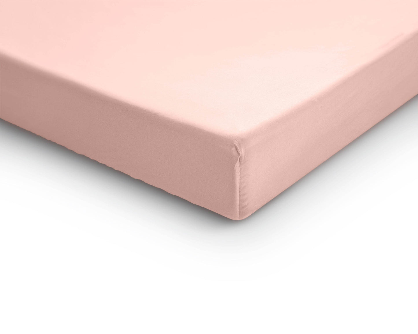 Split-Topper Satin Spannbettlaken Rose 180 x 220 cm - Palo24