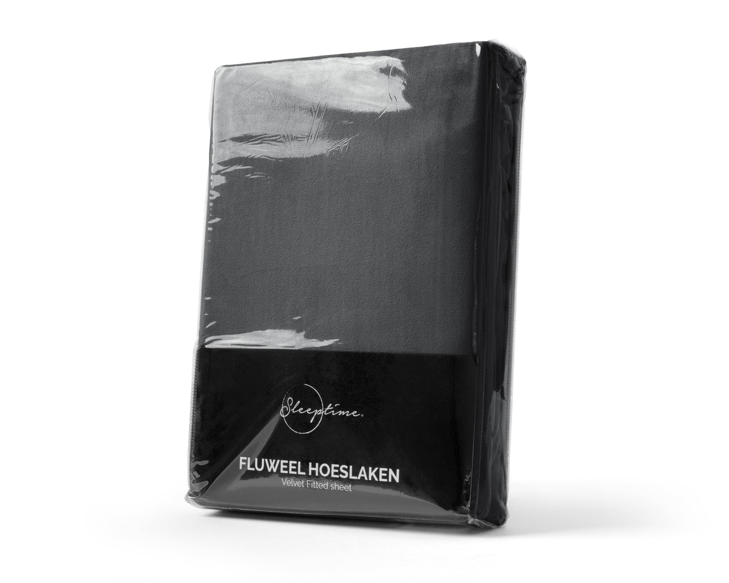 Samt Spannbettlaken Anthrazit 140 x 200 cm - Palo24