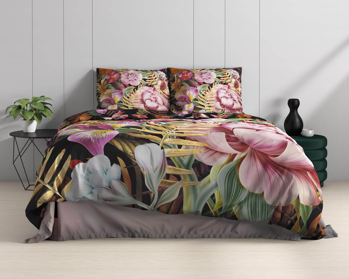 Bettbezug Petal rosa 240 x 220 cm - Palo24