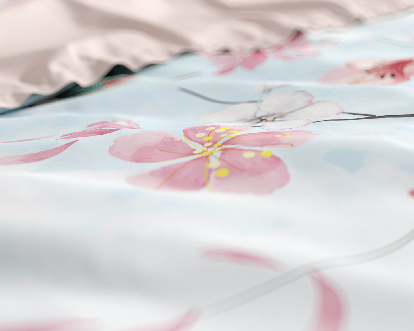 Bettbezug Layla blau 140 x 220 cm - Palo24