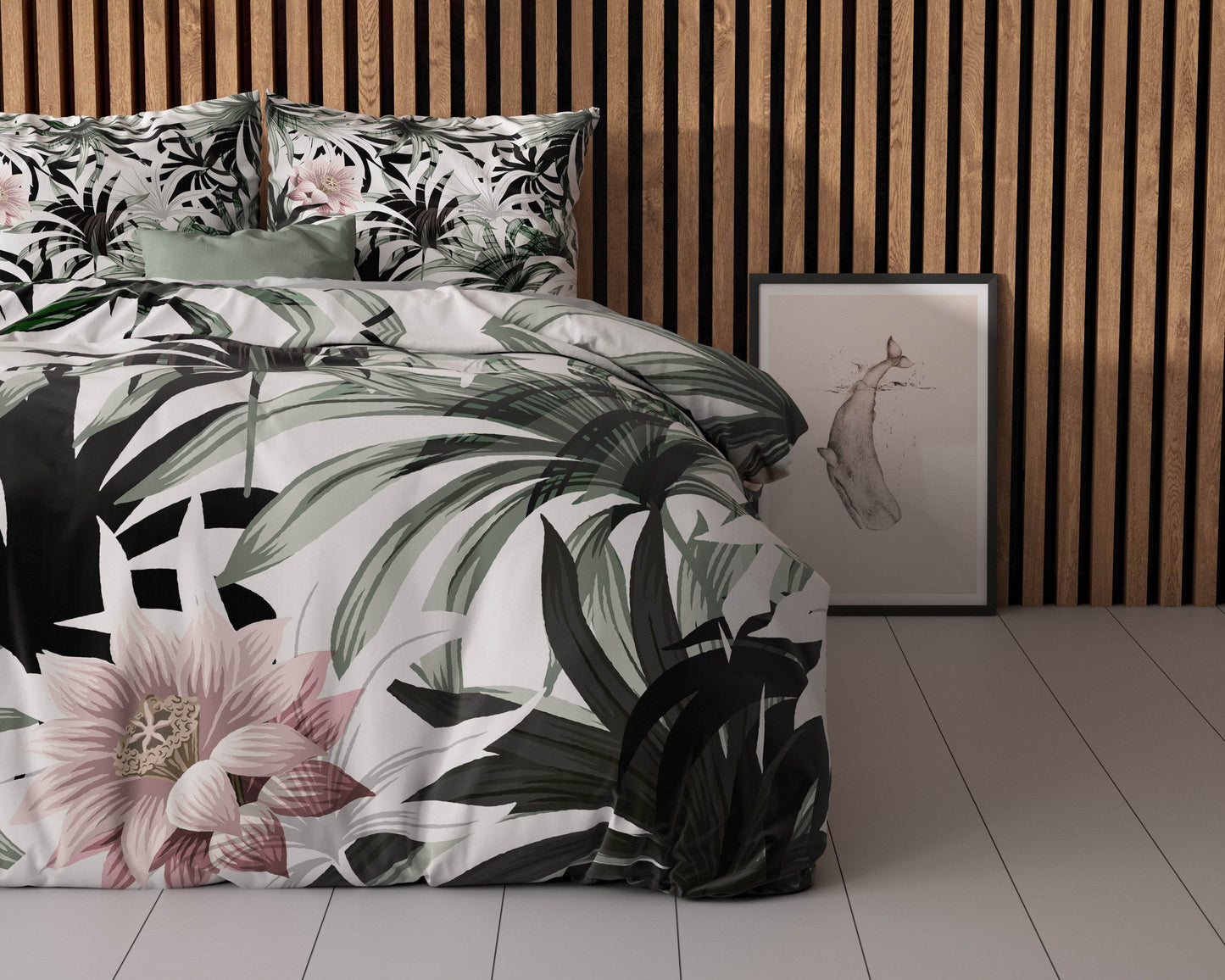 Bettbezug Suzette Weiss 200 x 200/220 cm - Palo24