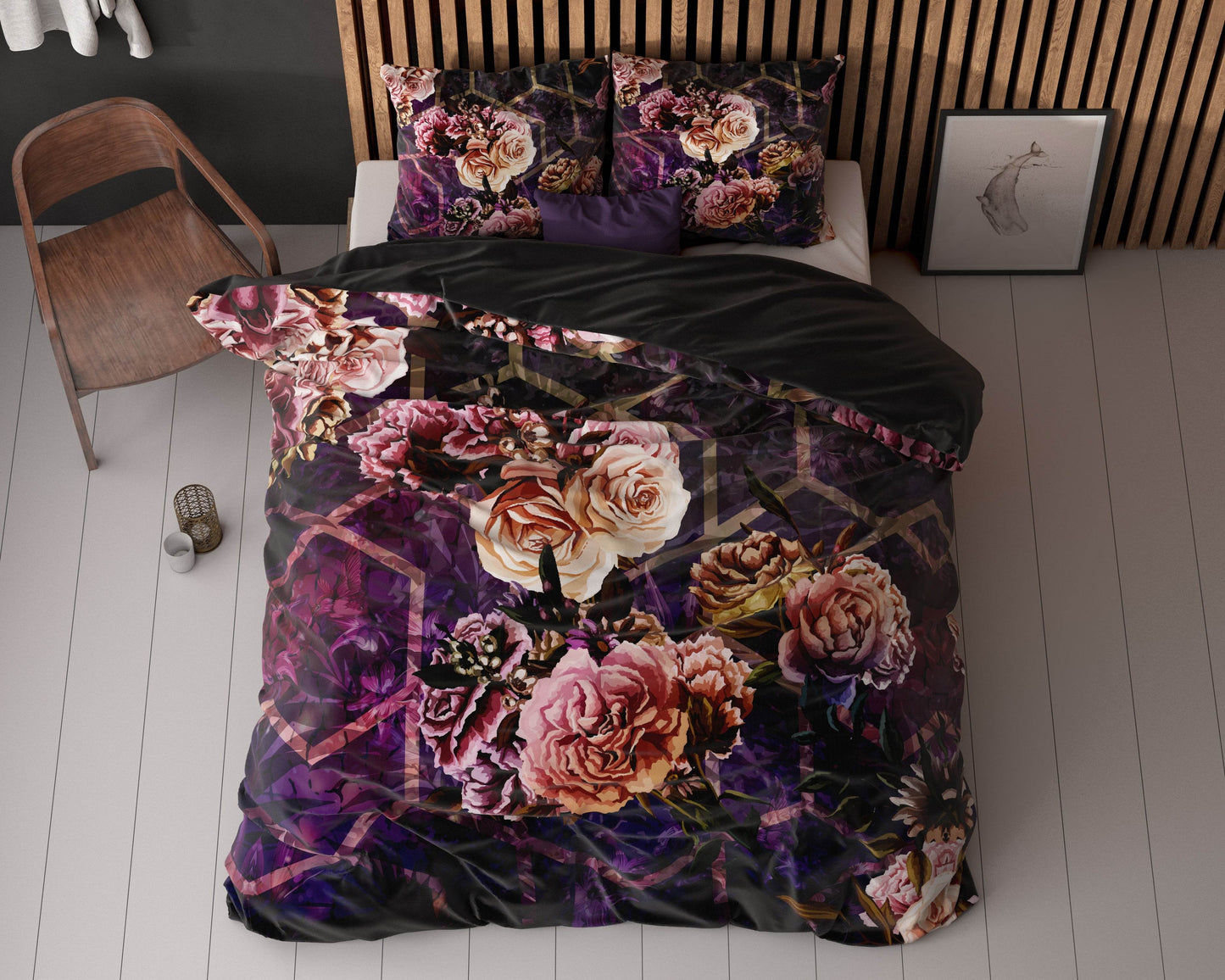 Bettbezug Marise Lila 200 x 200/220 cm - Palo24