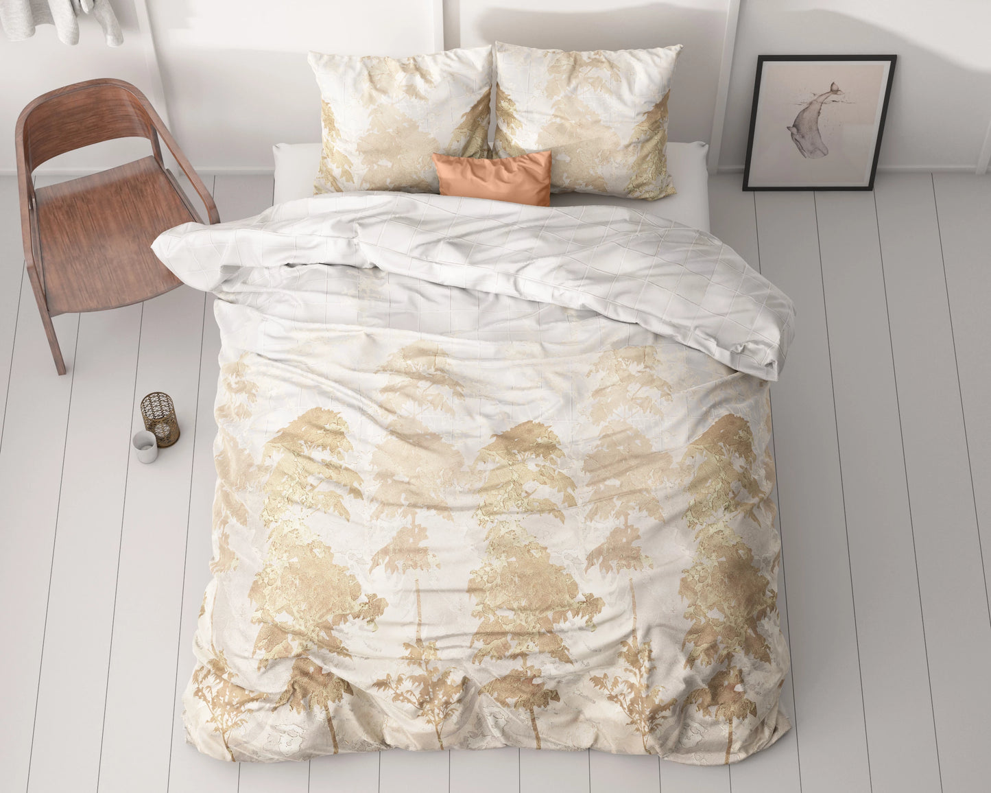 Riffo Gold Bettbezug 240x220 cm