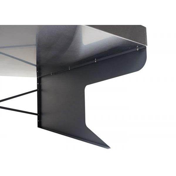 XL Mähroboter-Garage mit Pflanzkasten Dach Unterstand für Rasenmäher, Metall 47x70x100cm ~ Edelstahl, anthrazit - Palo24