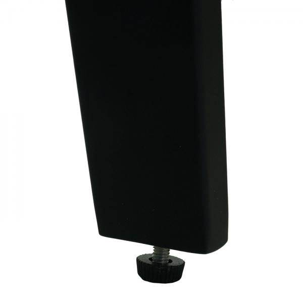 Beistelltisch Kaffeetisch Nachttisch Loungetisch Couchtisch, Eisen MDF 50x55x50cm ~ Marmor-Optik grau - Palo24