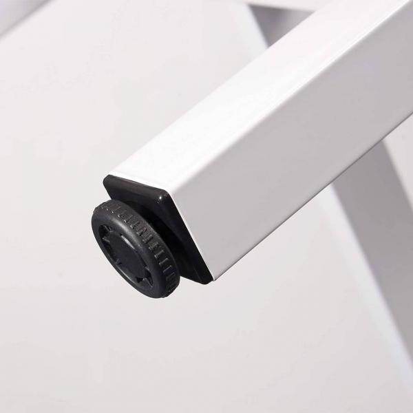 Bartisch aus Metall, Tischplatte aus MDF, 100x40x100 cm eiche hell - Palo24