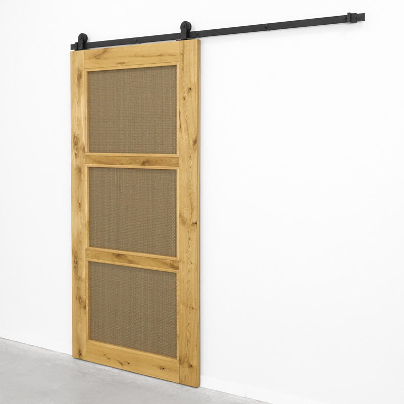 Rattan Schiebetür TOFINO 100x210 cm Naturöl - Palo24