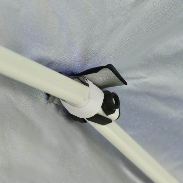 Faltpavillon Festzelt 2 grosse Fenster blau, 2x2x2,4 m - Palo24