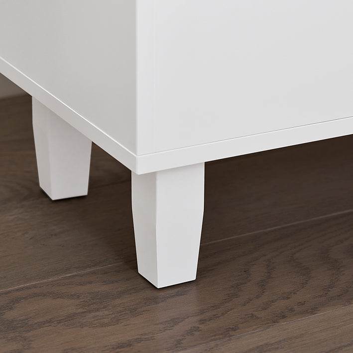 Nachttisch schmal Nachtschrank | Beistelltisch | Nischenregal Weiss - Palo24