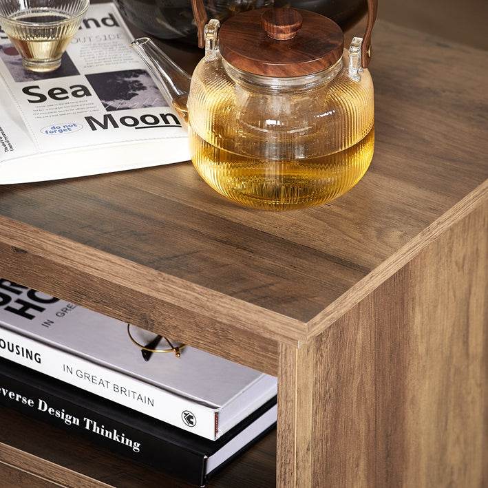 Nachttisch | Nachtschrank | Beistelltisch Vintagebraun - Palo24