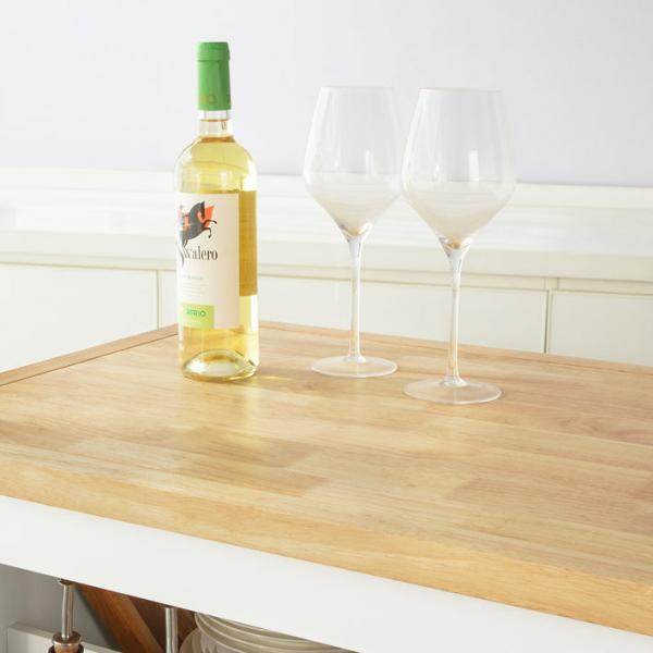 Kücheninsel | Küchenschrank | Küchenwagen | Weiss-Natur - Palo24