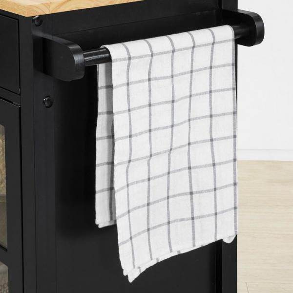 Küchenwagen | Beistellwagen | Rollwagen | Schwarz - Palo24