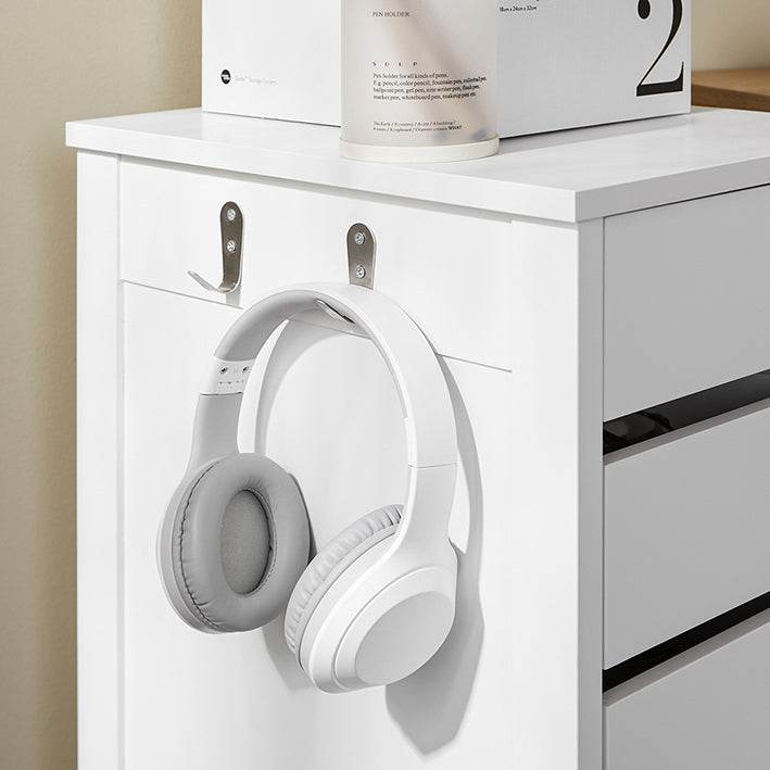 Aufbewahrungsschrank | schmaler Sideboard| Büroschrank | Nachttisch | Weiss - Palo24