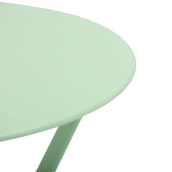 3-tlg. Gartenset Garnitur Bistrotisch mit 2 Stühlen für Hof Garten klappbar Grün - Palo24