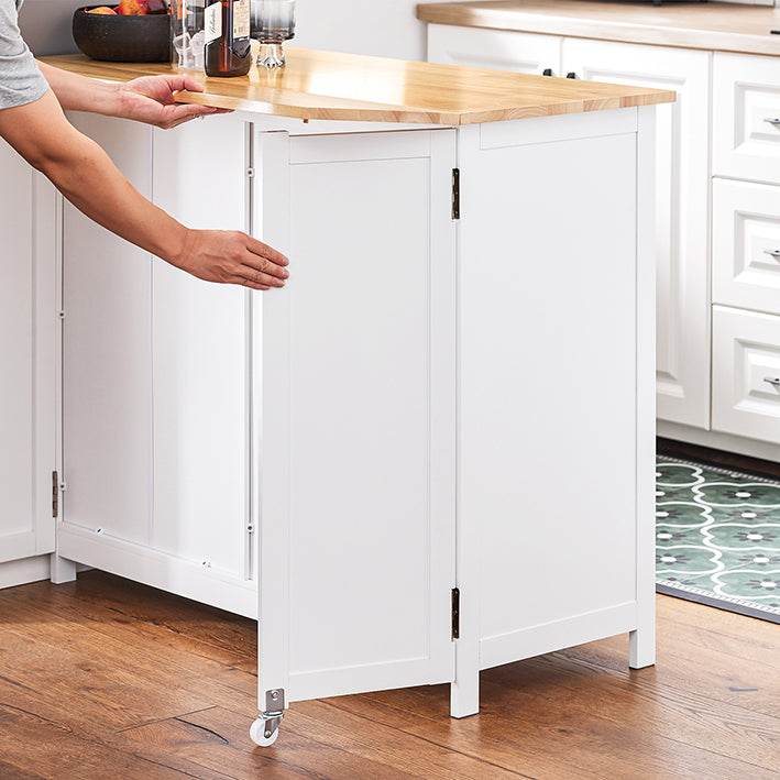 Kücheninsel mit erweiterbarer Arbeitsfläche | Küchenschrank | Sideboard - Palo24