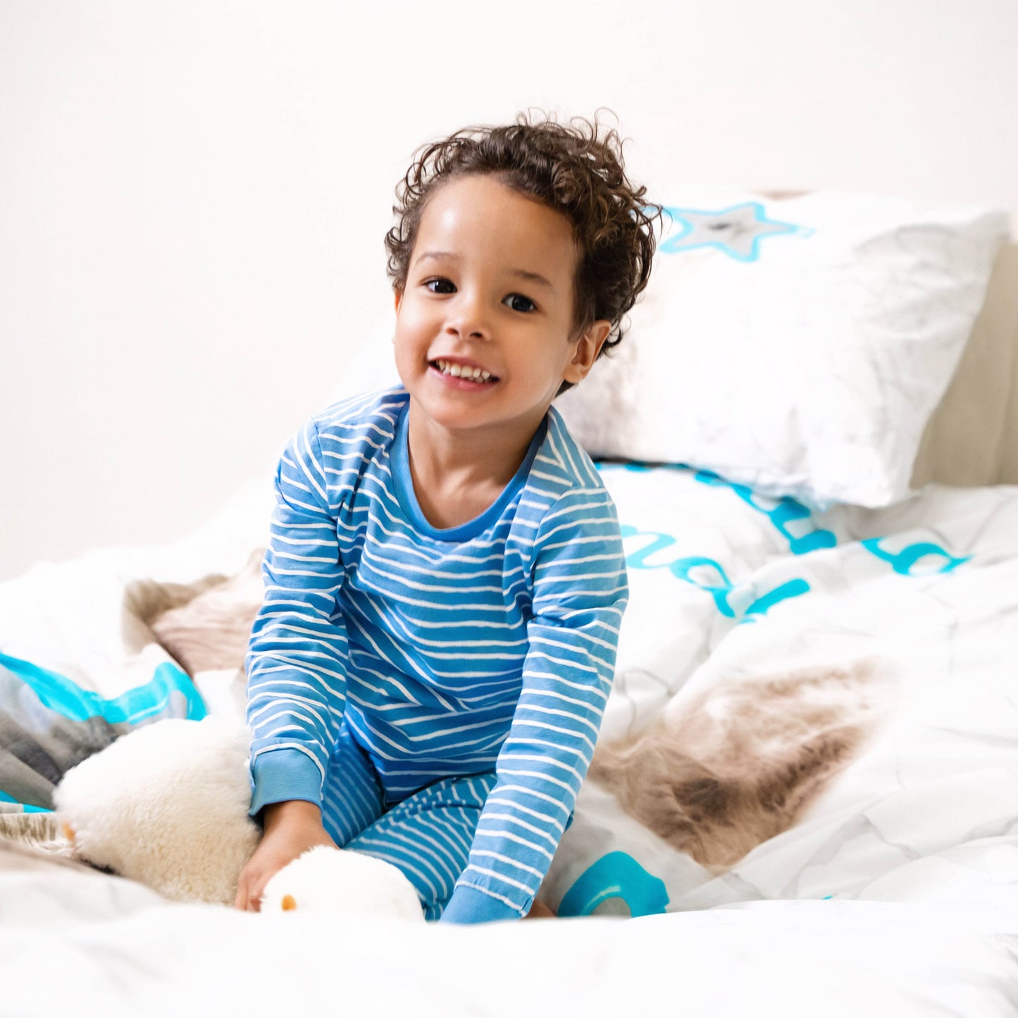 Bettbezug No Drama Llama Weiss 140 x 220 cm - Palo24