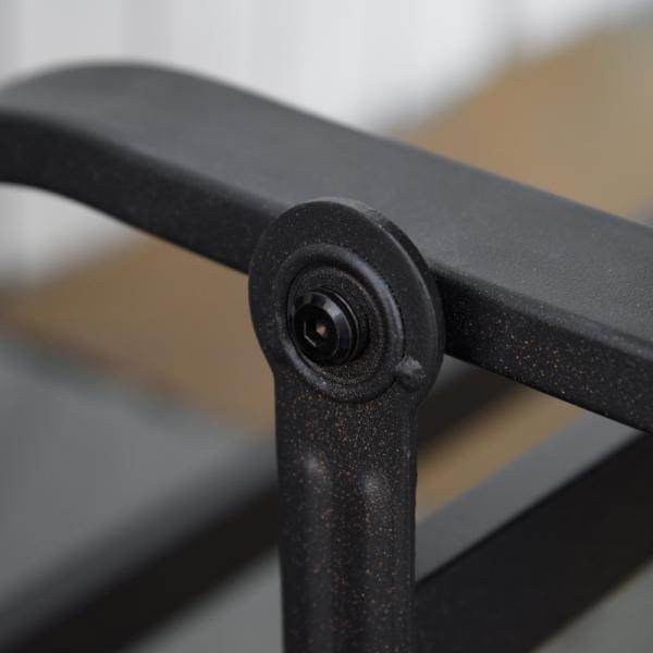 Schaukelstuhl Gartenstuhl Relaxstuhl Gartenschaukel outdoor für Terrasse Texteline Braun - Palo24