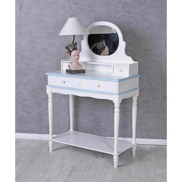 SCHMINKTISCH MIT SPIEGEL KONSOLENTISCH SPIEGELKONSOLE - Palo24