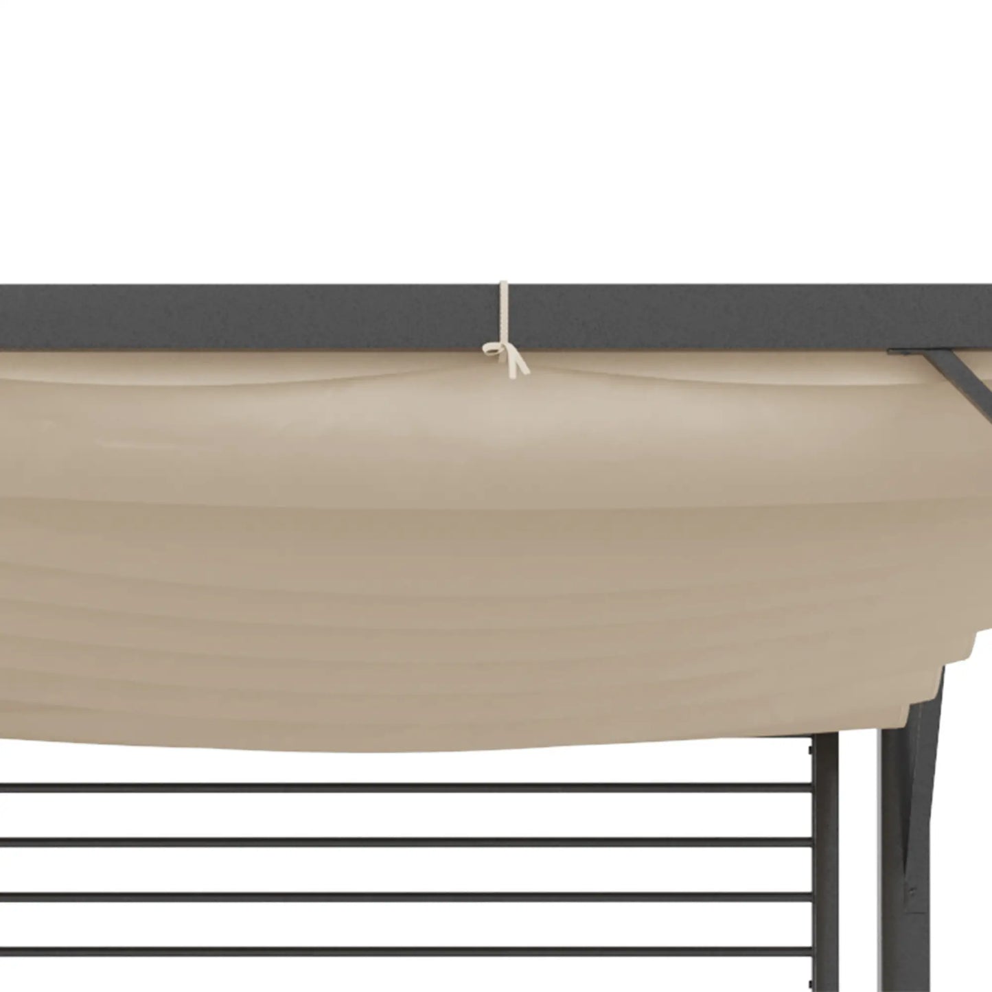 Gazebo Pergola Party Tent Canopy Tissu réglable Toit Polyester Beige