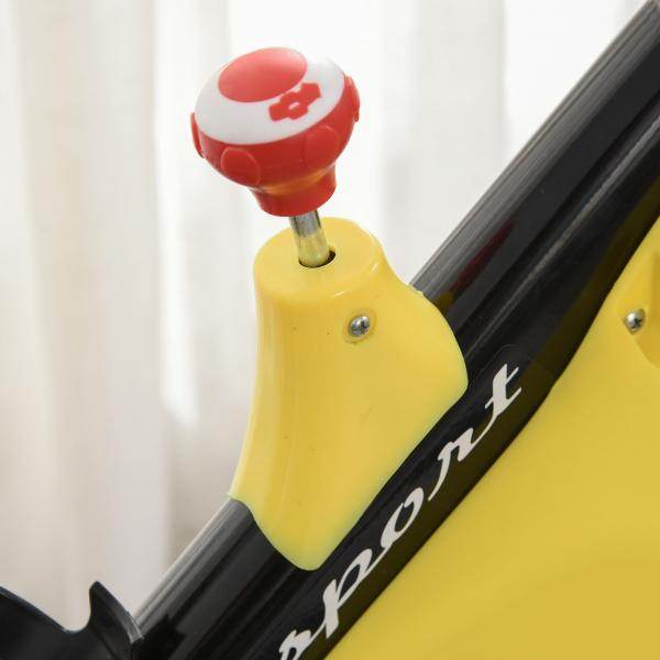 Heimtrainer Fahrrad Spinning Rad Hometrainer Fahrrad Ergometer Gelb - Palo24