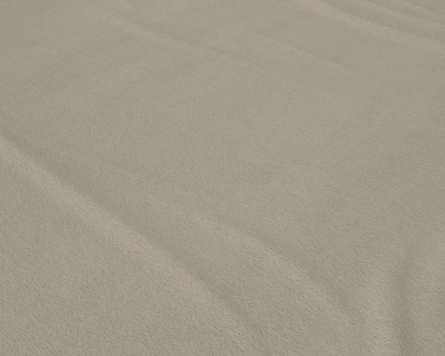 Flanel Basic Spannbettlaken Taupe 140 x 200 cm - Palo24