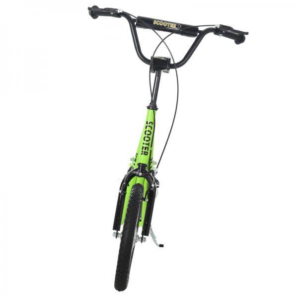 Kinderroller Scooter Tretroller Cityroller Kickscooter Kickboard mit Luftreifen 16 Zoll Grün - Palo24