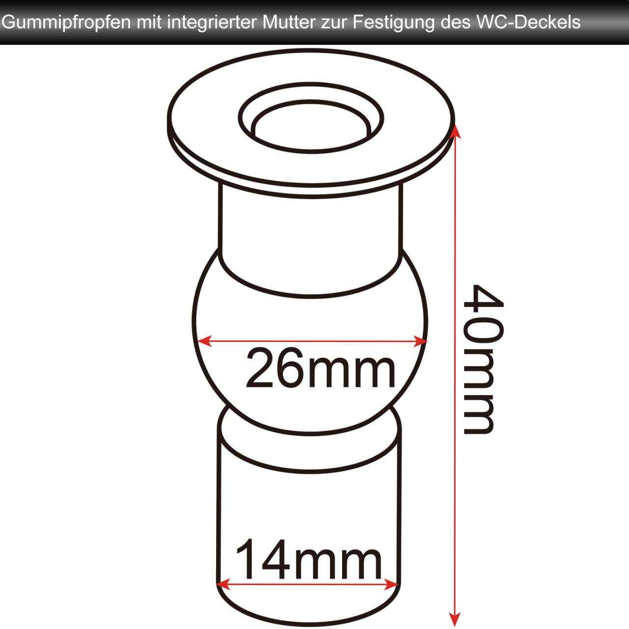 WC-Sitz Duroplast mit Absenkautomatik