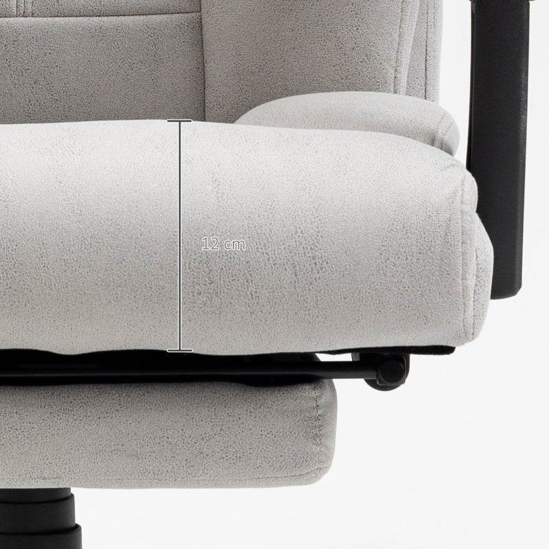 Massage-Bürostuhl Wippfunktion Grau - Palo24