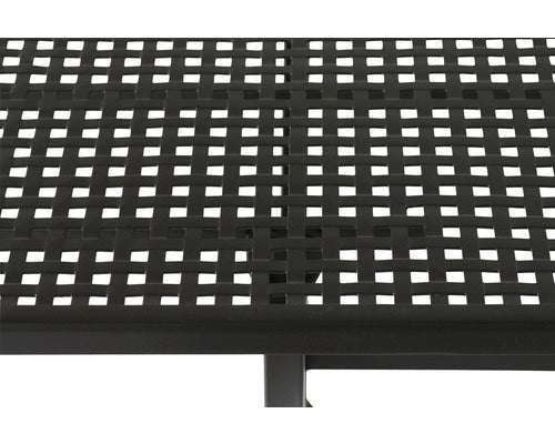 Tavolo ROMEO 125x75cm di MBM, ferro battuto marone-antico