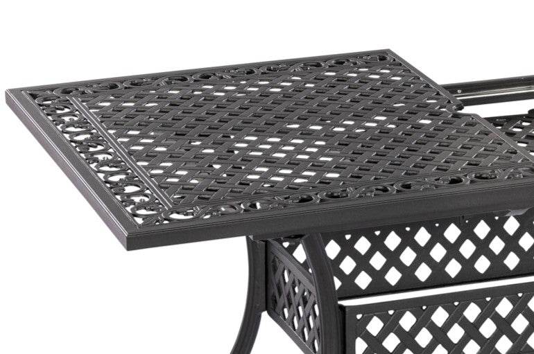 Gartentisch Ausziehtisch ATHOS 160/200x93cm Grau - Palo24