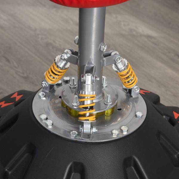 Standboxsack Erwachsene Freistehender Boxtrainingsgerät mit Saugfuß Schwarz+Rot - Palo24