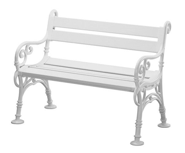 Bank LINDERHOF 2-sitzer von BLOME, Kunststoff weiss