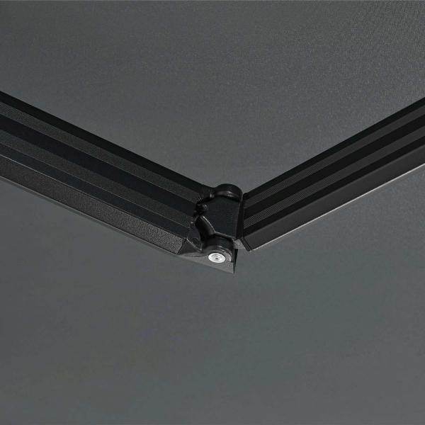 Gelenkarmmarkise 250 x 200 cm mit Kurbel Grau - Palo24