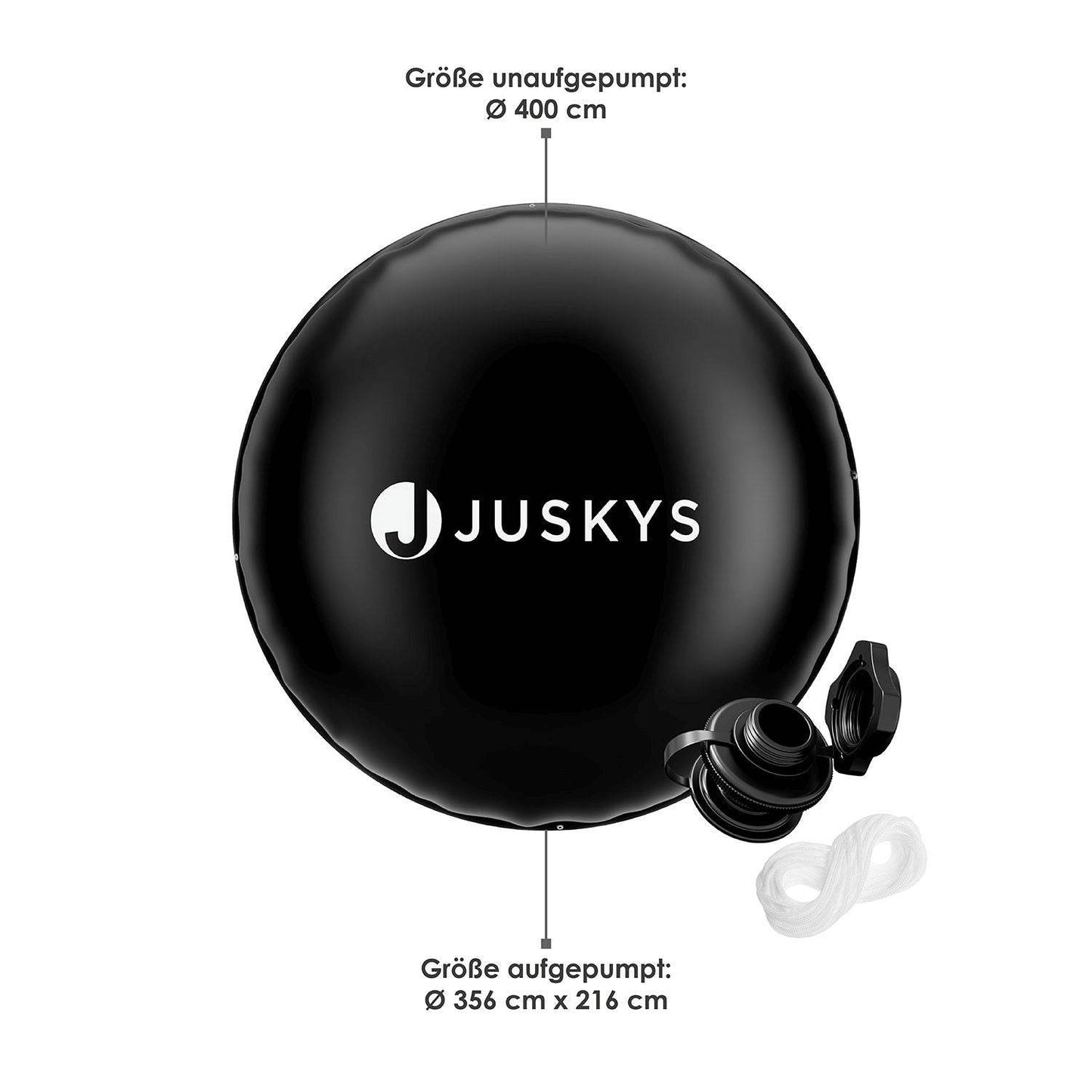 Aufblasbare Poolabdeckung Rund 4 m - Palo24