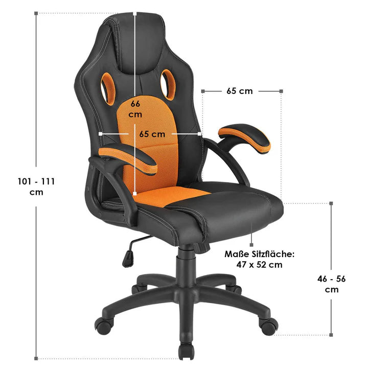 Racing Bürostuhl Montreal Orange