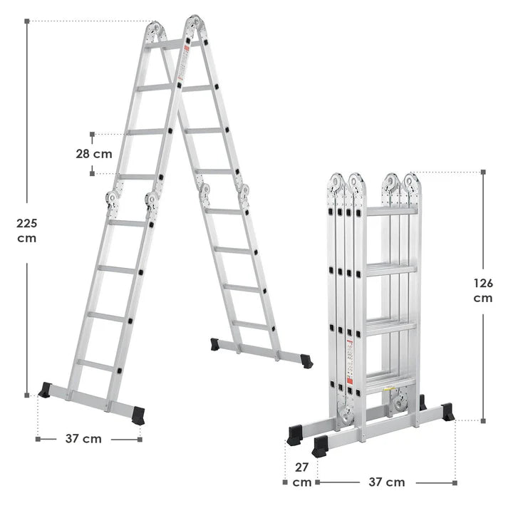 Aluminium Multifunktionsleiter 4,7m