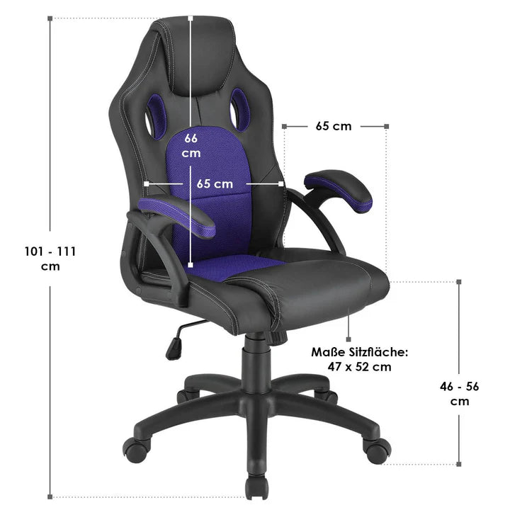 Racing Bürostuhl Montreal Violett