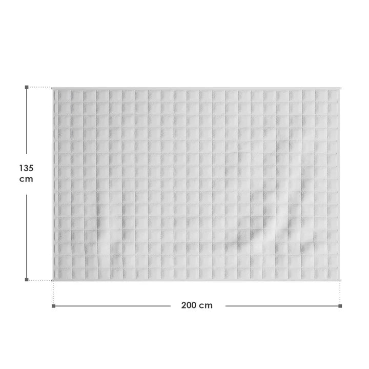 Gewichtsdecke 135x200 cm für besseren Schlaf 9 kg