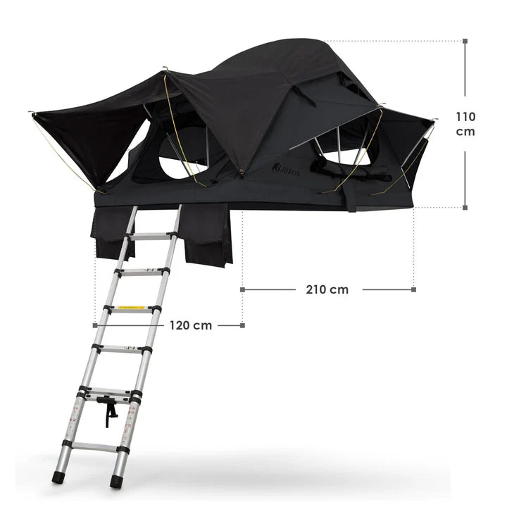 Autodachzelt für 2 Personen Lago mit Matratze