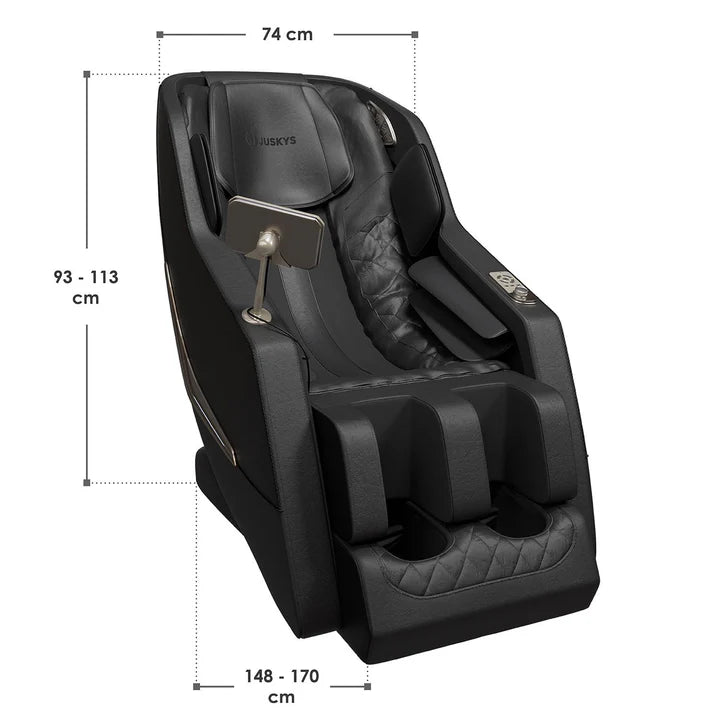 Massagestuhl Paros Schwarz