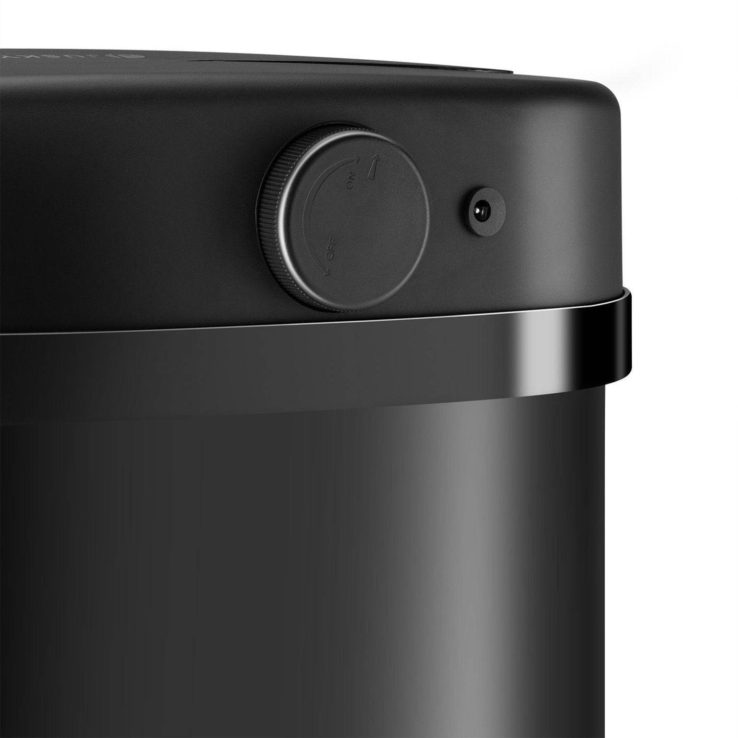 Automatischer Mülleimer mit Sensor - 50L Schwarz - Palo24