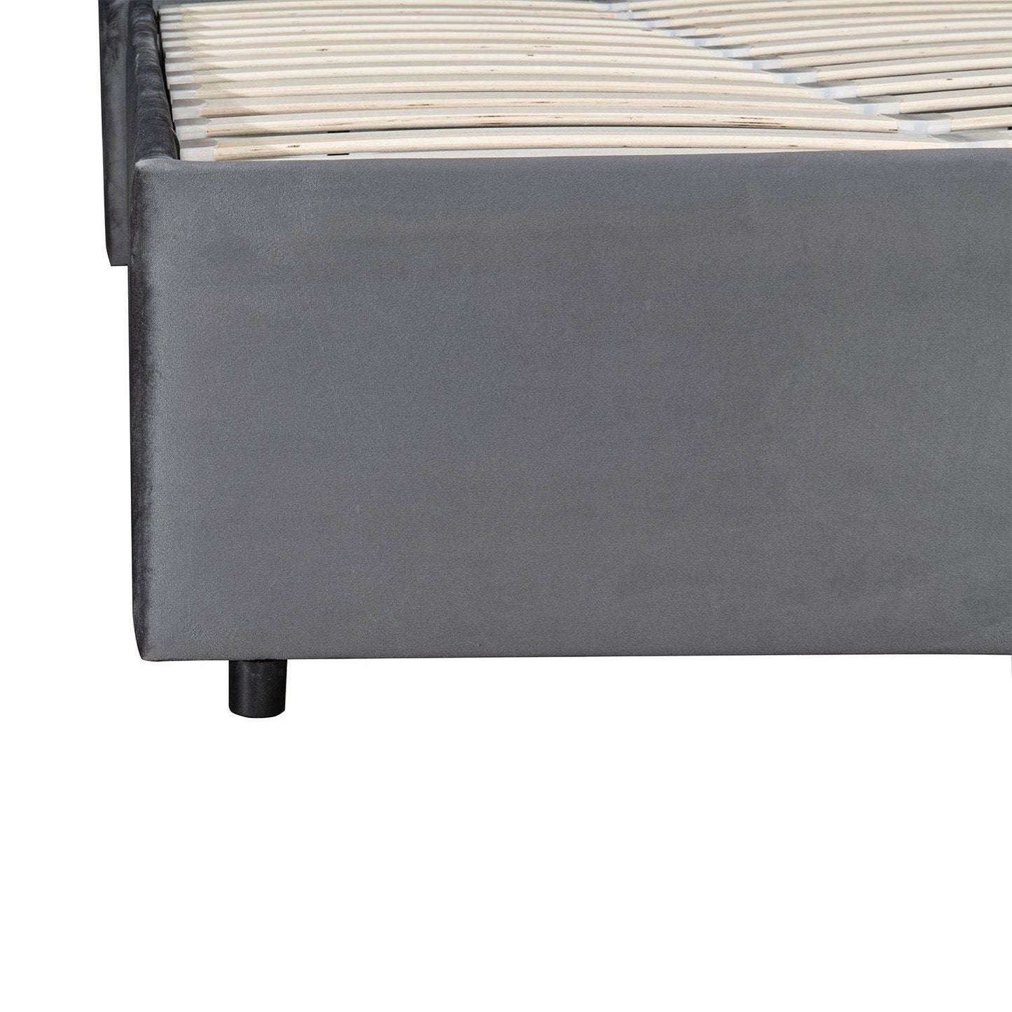 Polsterbett Savona 120 - Dunkelgrau - Palo24