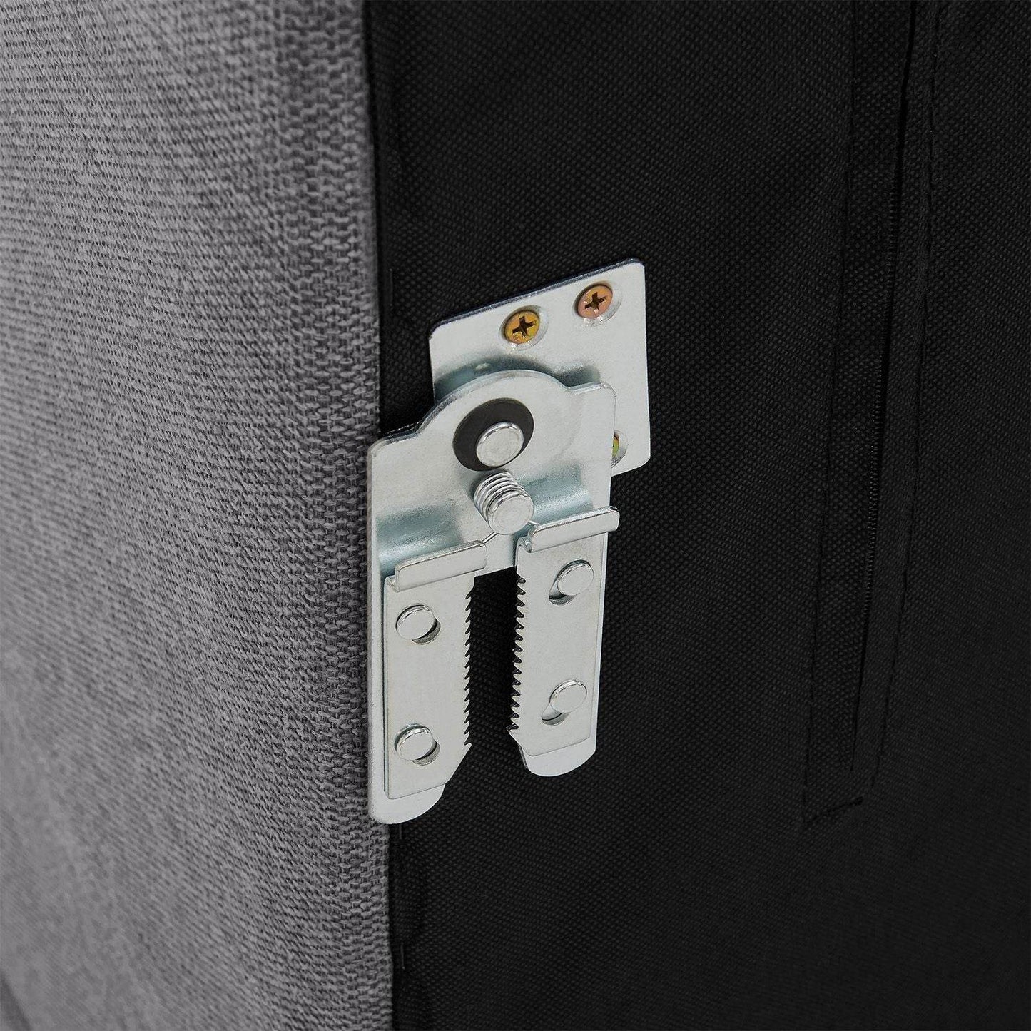 Modulares Sofa Domas M - 3 Sitzer Stoff Dunkelgrau - Palo24