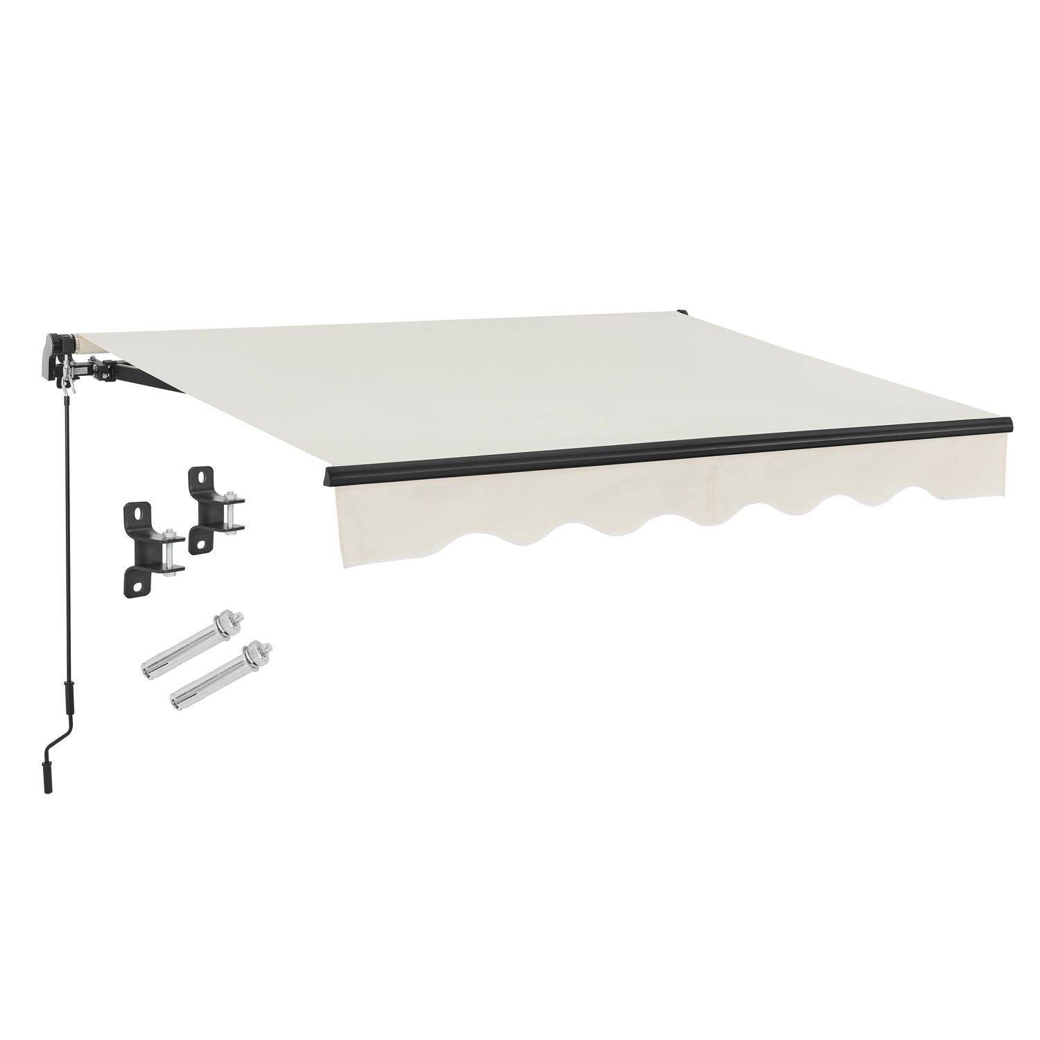 markise 300 x 400 Gelenkarmmarkise 400 x 300 cm Beige