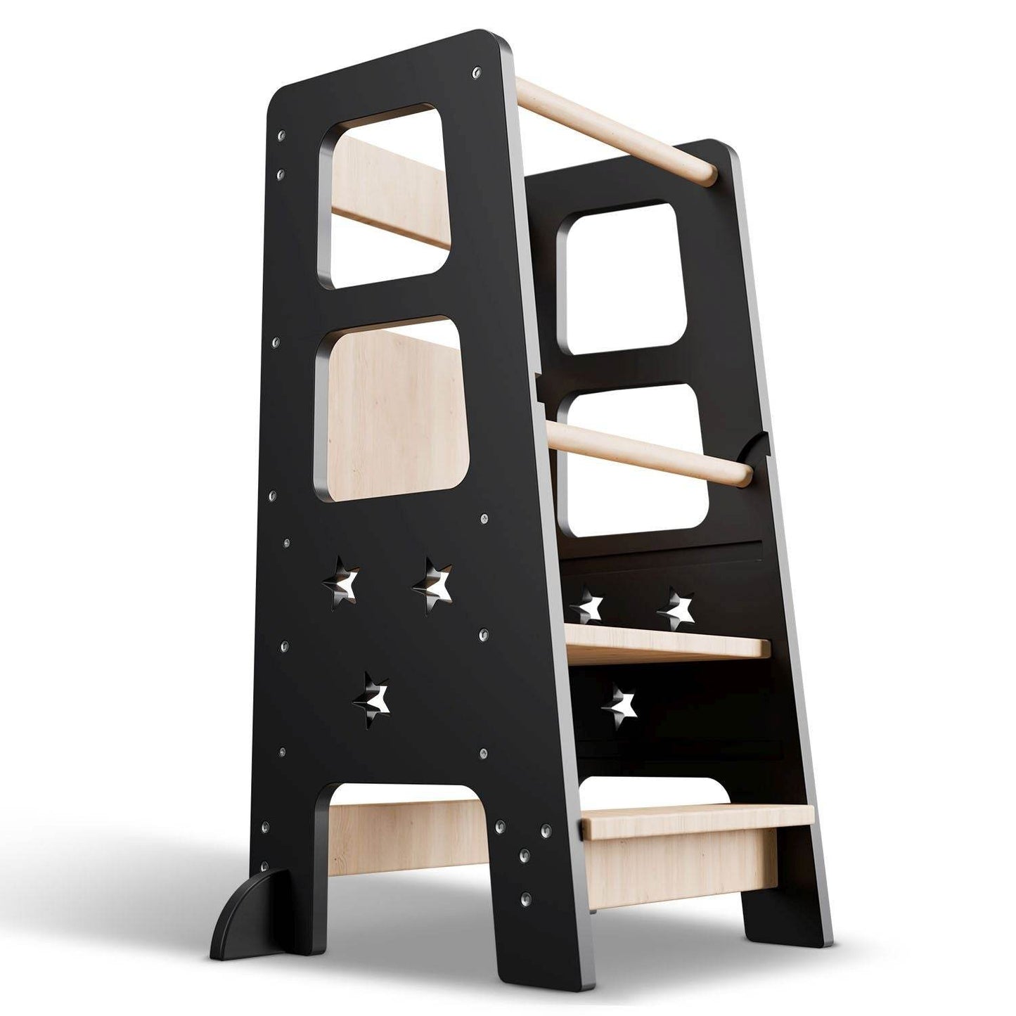 Lernturm Henny - Schwarz - Palo24