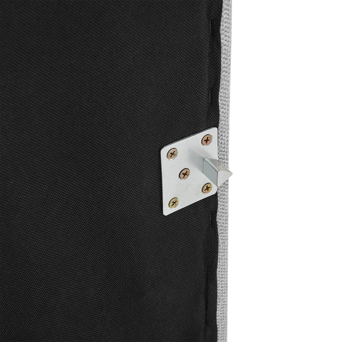 Modulares Sofa Domas XXL - Wohnlandschaft Armlehnen & Kissen - Stoff Hellgrau - Palo24