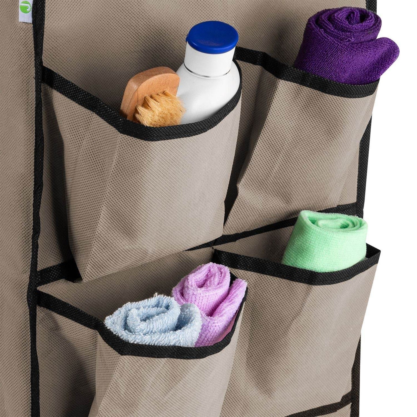 Schuhschrank L aus Stoff 9 Ebenen Hellbraun - Palo24